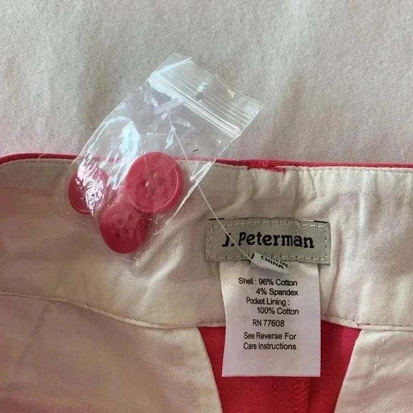 J. Peterman women’s hot pink shorts size 0 NWOT super cute - Picture 3 of 4